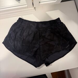 Lululemon Camo Hotty Hot Shorts